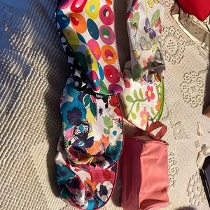 6 cosmetic bags. Never used